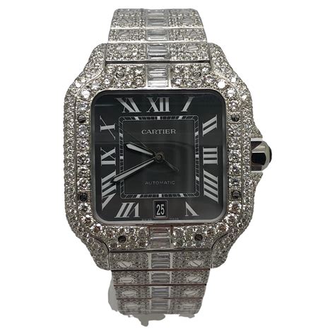 cartier iced out watch replica|iced out cartier buffs.